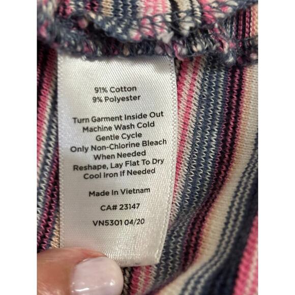 T by Talbots striped tunic, XLP, preppy, casual, coastal, nautical, effortless - Picture 6 of 6